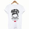 Look at the bespectacled face T shirt
