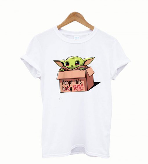 Baby Yoda The Mandalorian Adopt This Jedi T shirt
