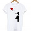 Banksy Balloon Girl T shirt