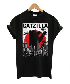 Catzilla Vintage Sunset T Shirt