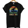Dinosaur Awesome Since 2019 T shirt