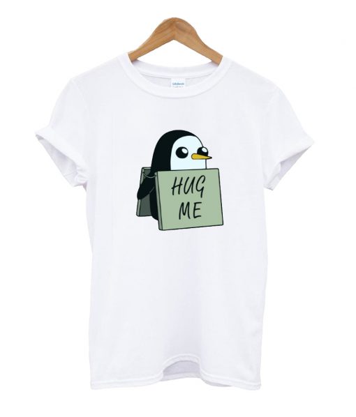 Hug Me Funny Cute Penguin T Shirt