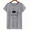 Kit Tea Cat T shrit