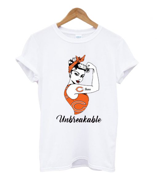 Strong Chicago Bears Unbreakable Strong Woman T Shirt