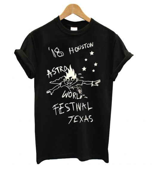 Travis Scott Look Mom I Can Fly Festival T shirt