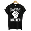 Black Lives Matter Fist Girls T Shirt
