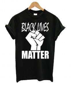 Black Lives Matter Fist Girls T Shirt