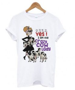 Crazy Cow lady T-shirt