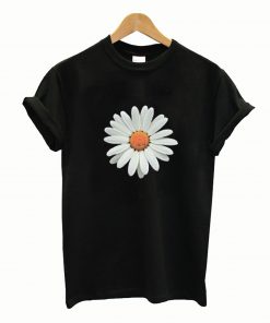White Sun Flower T shirt