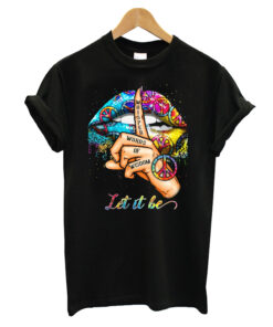 Colorful Lips Hippie T- Shirt