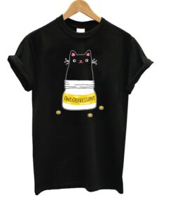 Cute Cat Kitten Antidepressant Funny T Shirt