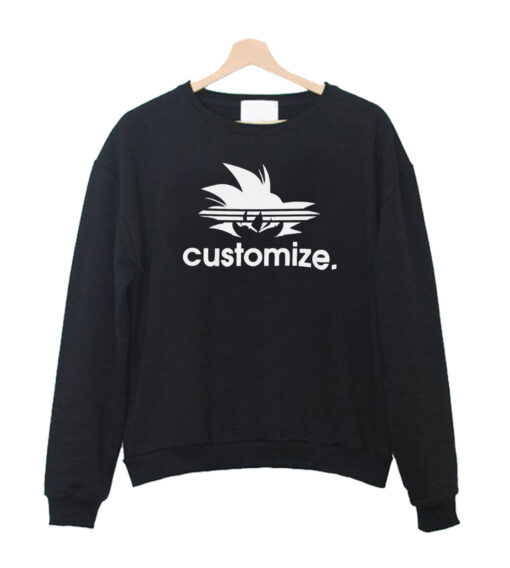 Z Athletic Anime Personalized Pullover Sweatshirt