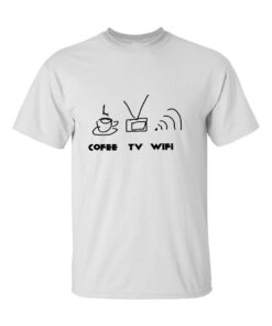 cofee tv wifi Tshirt