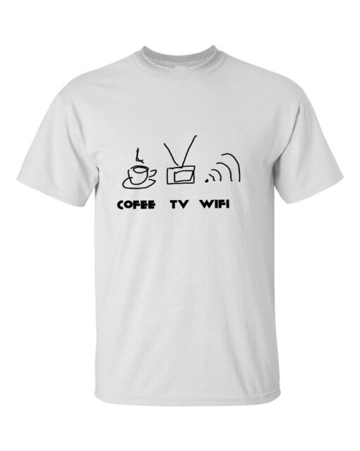 cofee tv wifi Tshirt