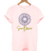 Adorable Sunflower Boho Girl's T-shirt