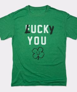 Lucky You Kelly Green Heather T-shirt