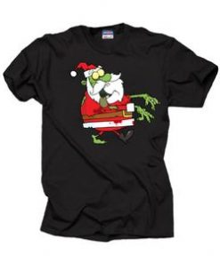 Zombie Santa Christmas Party T-shirt
