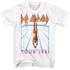 Def Leppard High Dry Tour 1981 T-shirt
