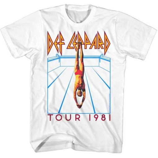 Def Leppard High Dry Tour 1981 T-shirt