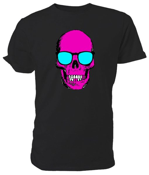 Emo Purple Skull T-shirt