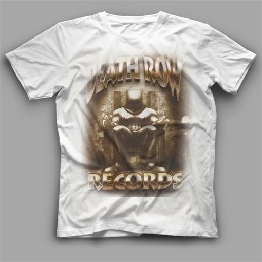 Death Row Record gold T-shirt