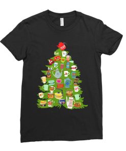 Christmas Tree Cups T-shirt