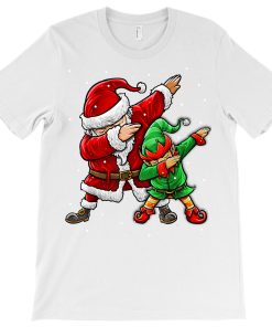 Dabbing Santa and Elf T-shirt