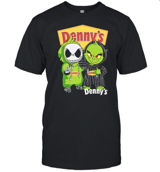 Denny's Grinch and Jack Skellington T-shirt