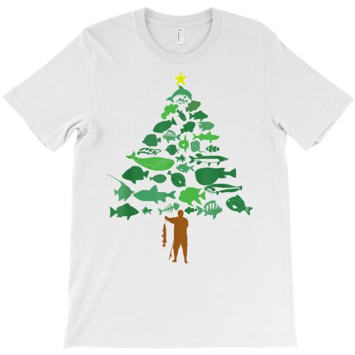 Fish Xmas Tree T-shirt