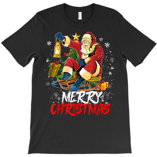 Santa Xmas Chariot T-shirt