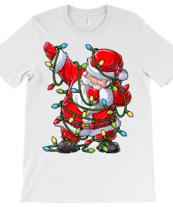 Tangled Dabbing Santa T-shirt