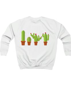 Cactus Pattern Sweatshirt TPKJ1
